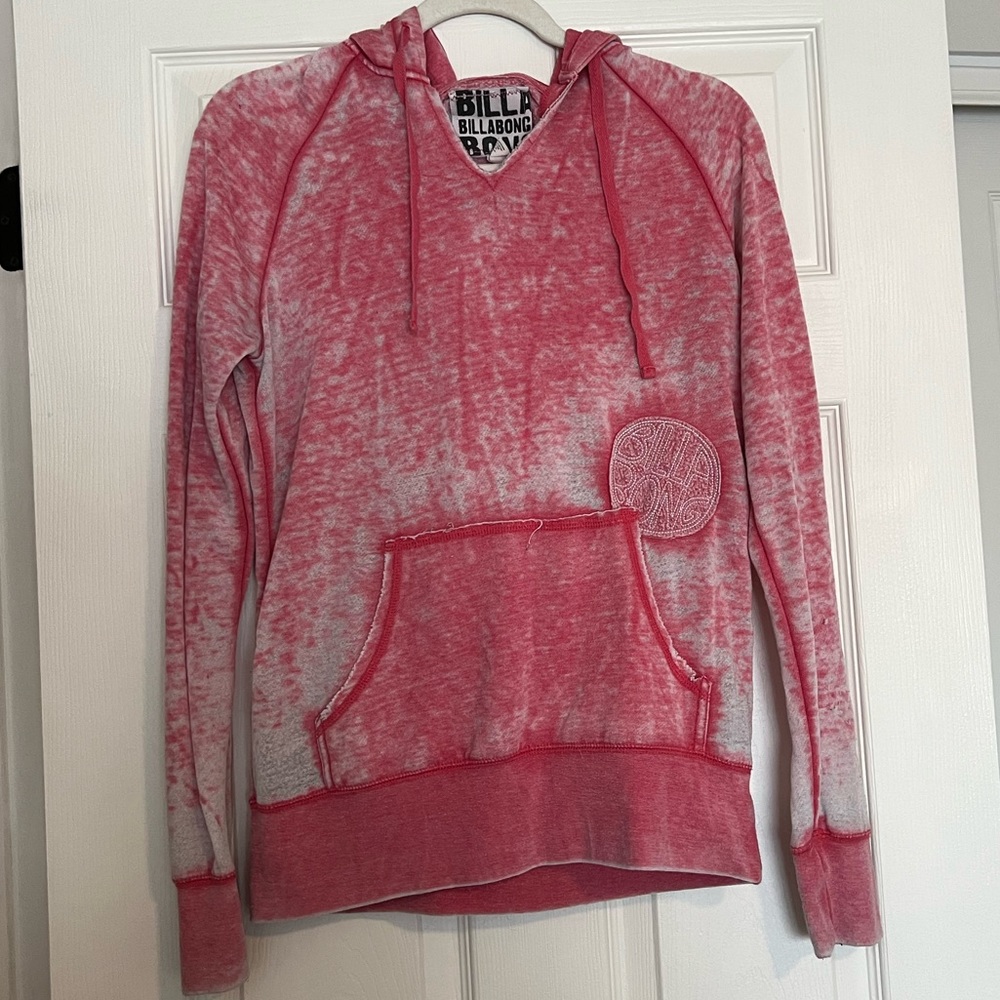 Pink Billabong hoodie (L)